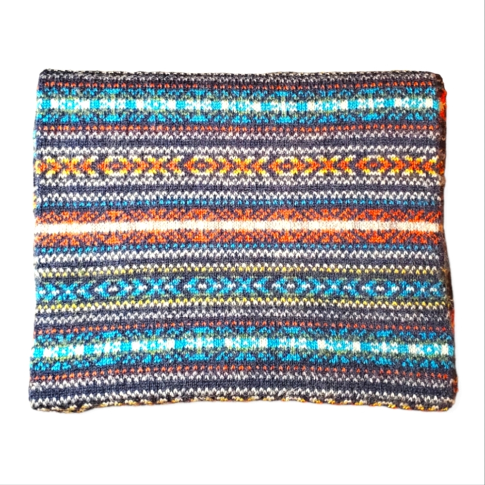 H&M Knit Wool Blend Aztec Scarf